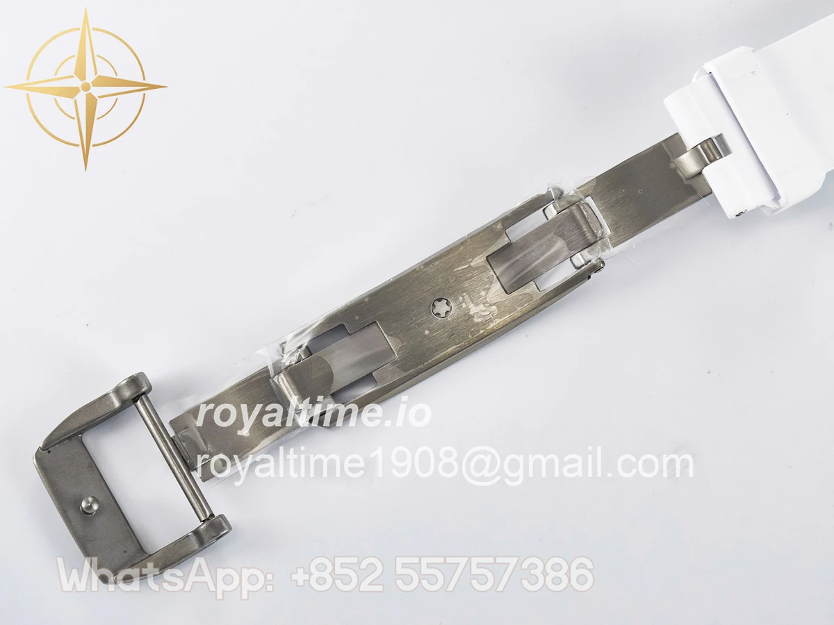 Richard Mille RM56-01 Transparent Tourbillon RMF Skeleton Dial on White Rubber Strap - Image 24