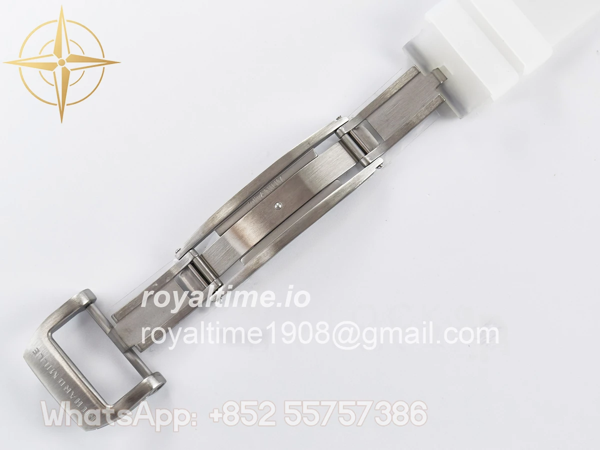 Richard Mille RM56-02 Transparent Tourbillon RMF Skeleton White Dial on Transparent Rubber Strap - Image 24