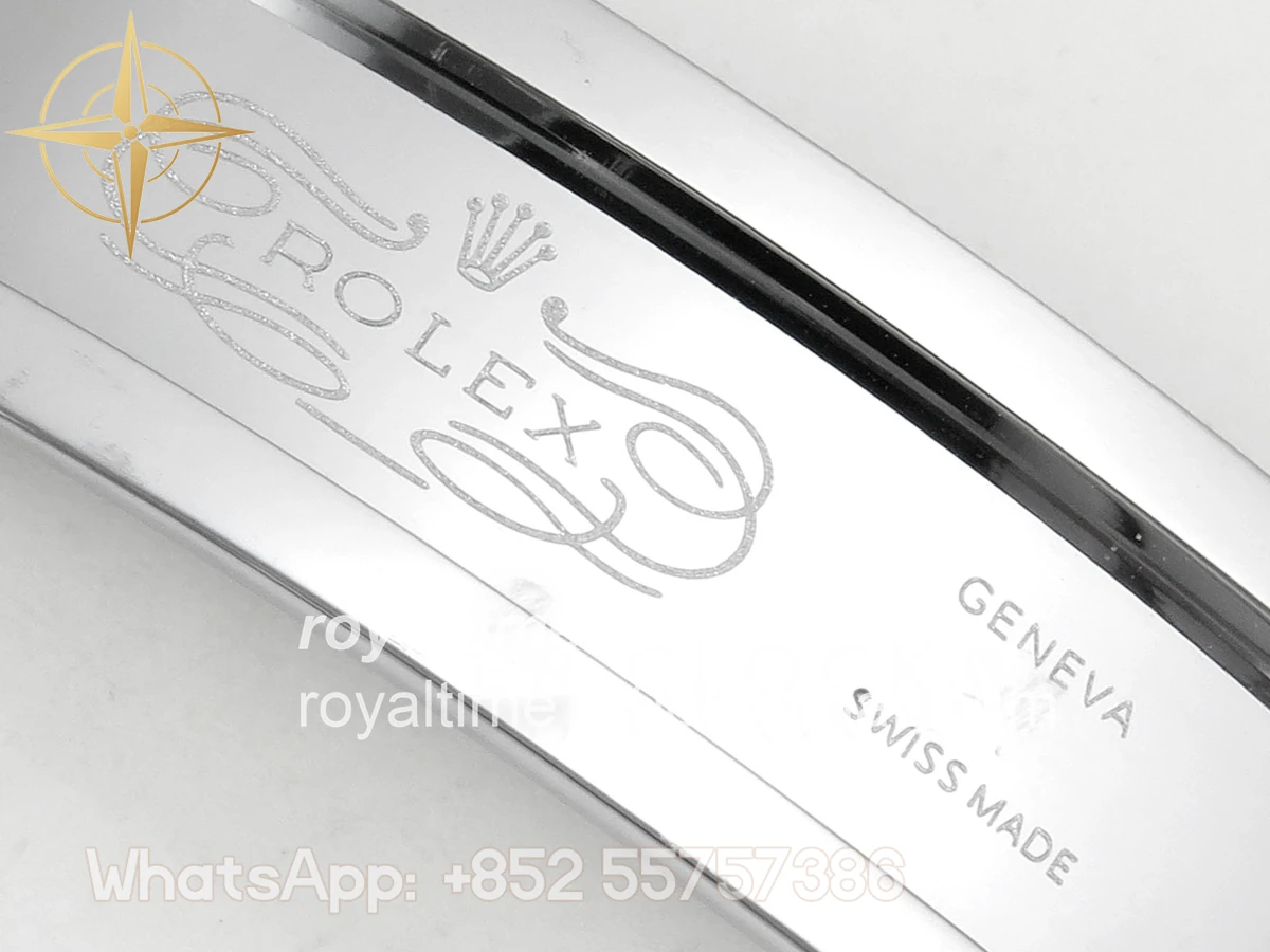 Rolex DayDate 40 SS QF 904L Steel Diamonds Dial on President Bracelet VR3255 V8 (Gain Weight) - Image 24