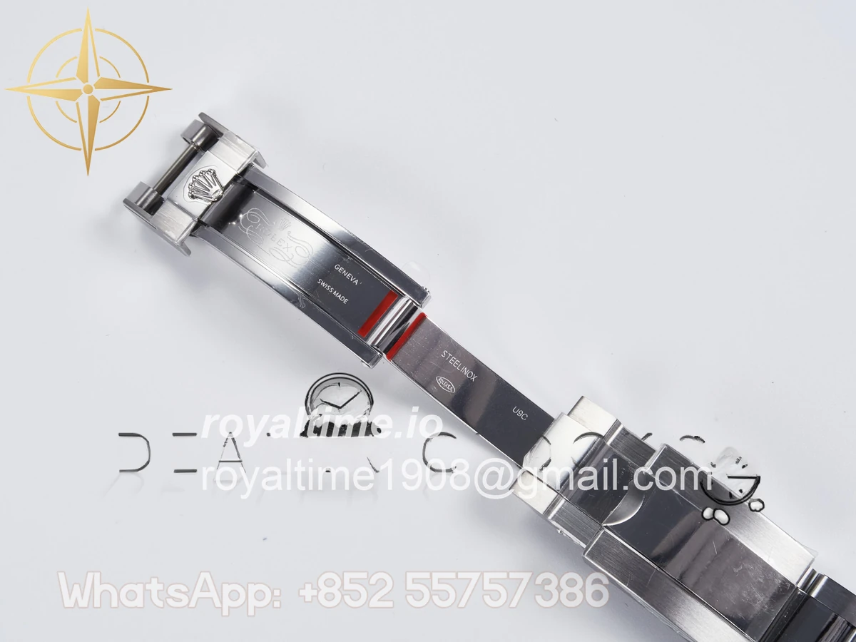 Rolex Daytona 126500 UFO 904L Steel Black Dial on SS Bracelet UF4131 (Free Sprung) - Image 24