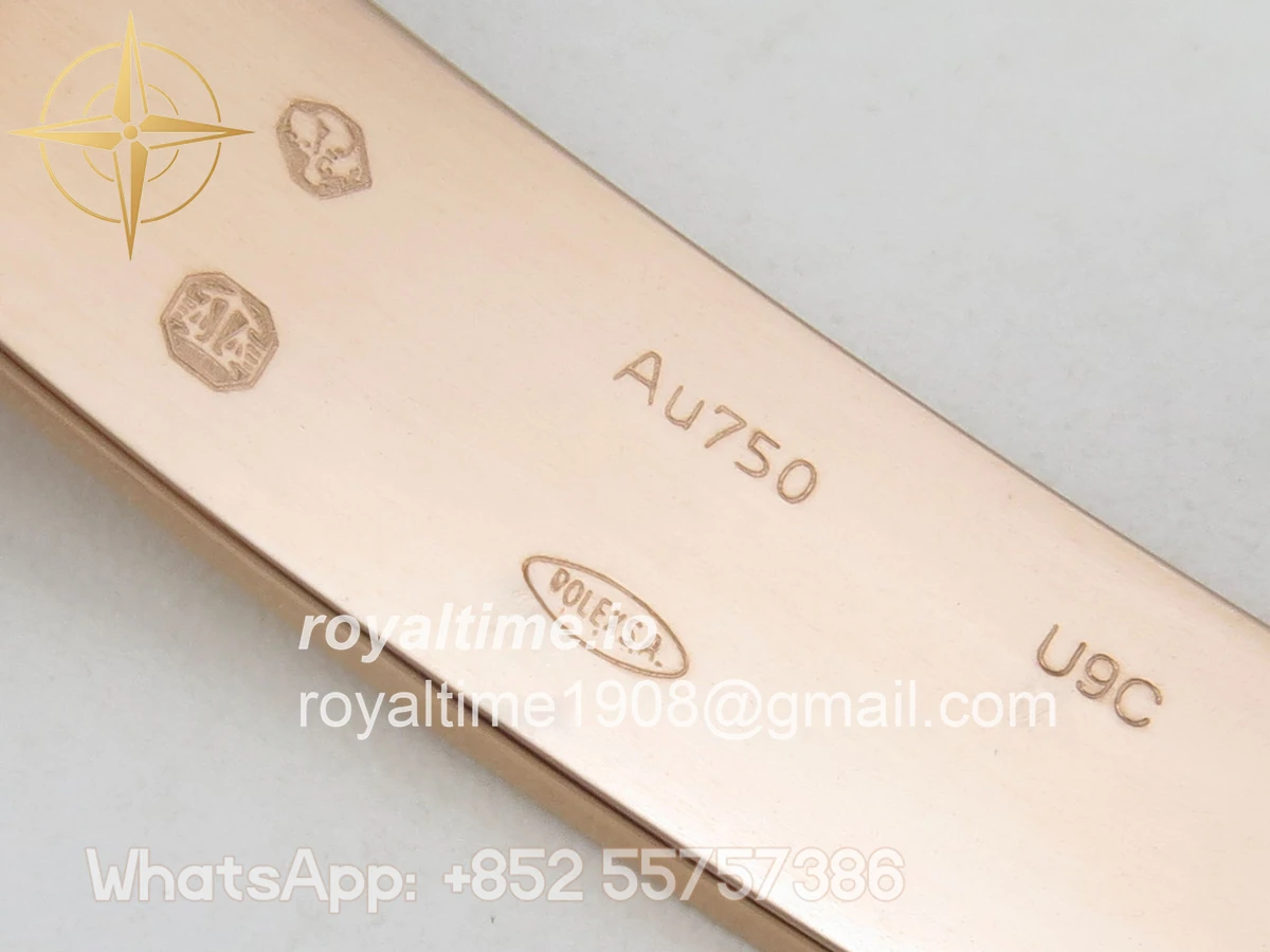 Rolex Daytona 126505 RG UFO Brown/Black Dial on RG Bracelet UF4131 (Free Sprung) - Image 24