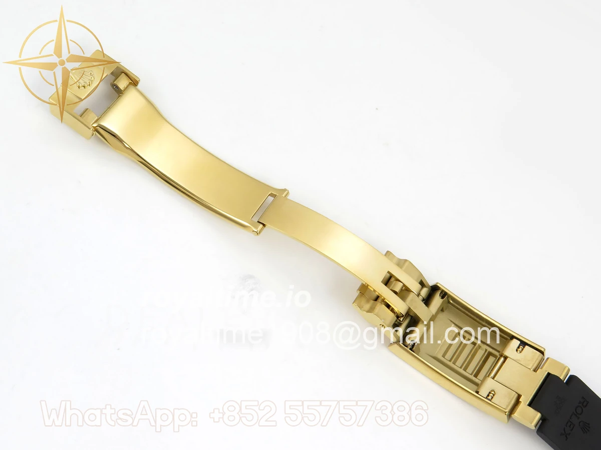 Rolex Daytona 126518 TMF YG/Black Dial on Oysterflex Strap DD4131(162g) - Image 25