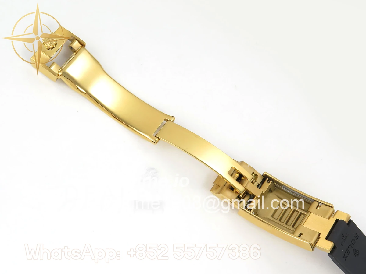 Rolex Daytona 126518 UFO YG/Black Stick Dial on Oysterflex Strap UF4131 - Image 25