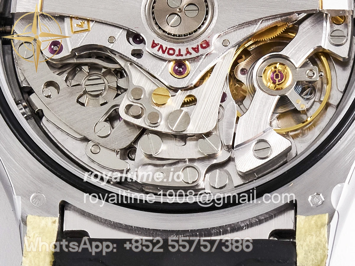 Rolex Daytona 126519 SS ARF Silver/Black Stick Dial on Oysterflex Strap DD4131 V2 (Weighted) - Image 25