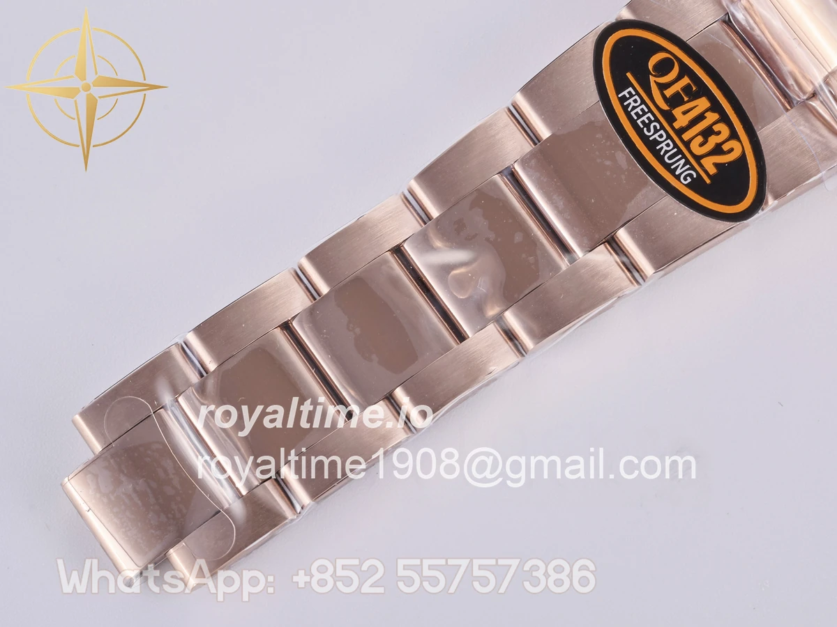 Rolex Daytona 126525 LN Le Mans QF on RG Bracelet JH4132 Free Sprung (Weighted) 175g - Image 25