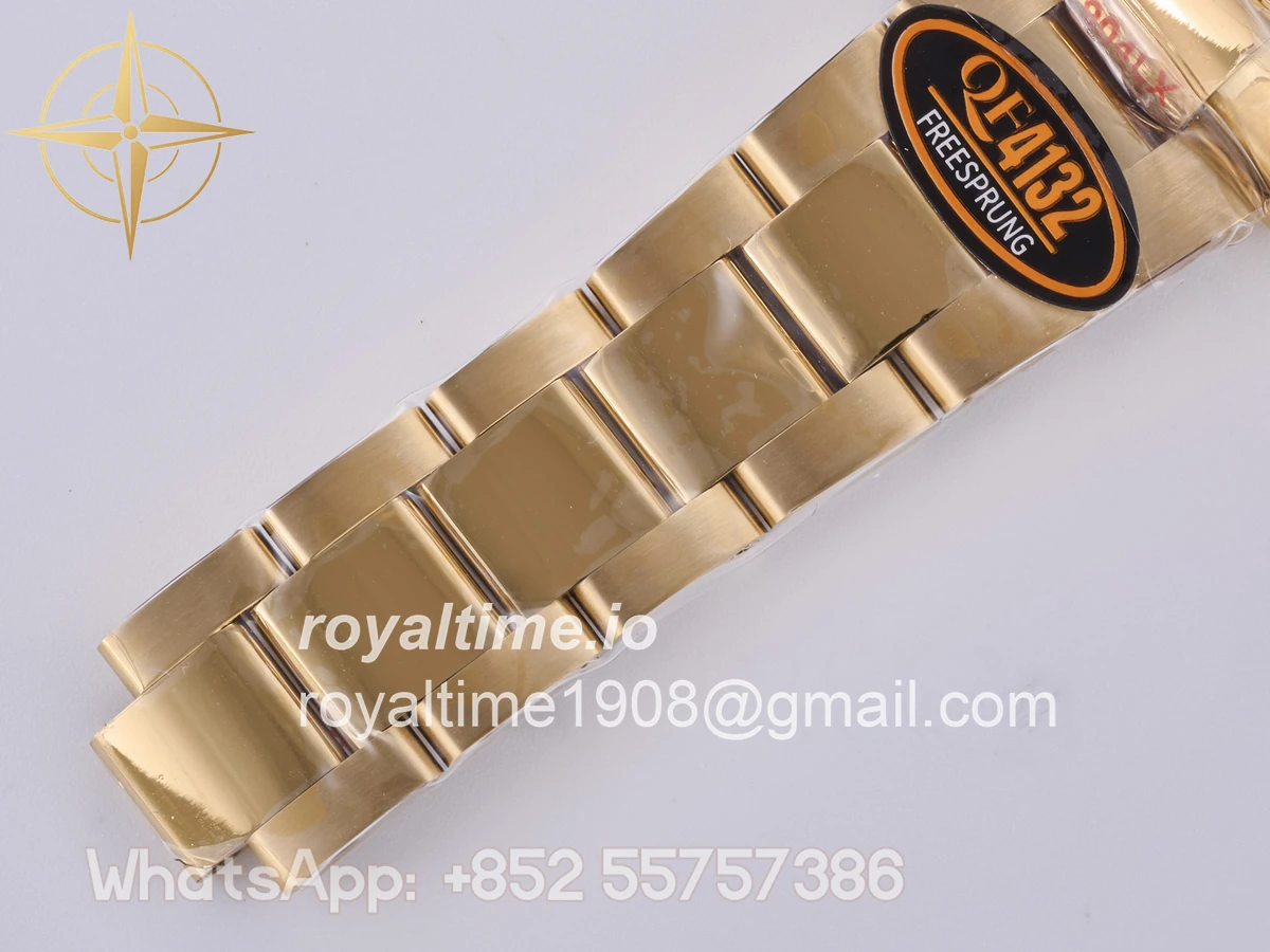 Rolex Daytona 126528 LN Le Mans QF on YG Bracelet JH4132 Free Sprung (Weighted) 175g - Image 25