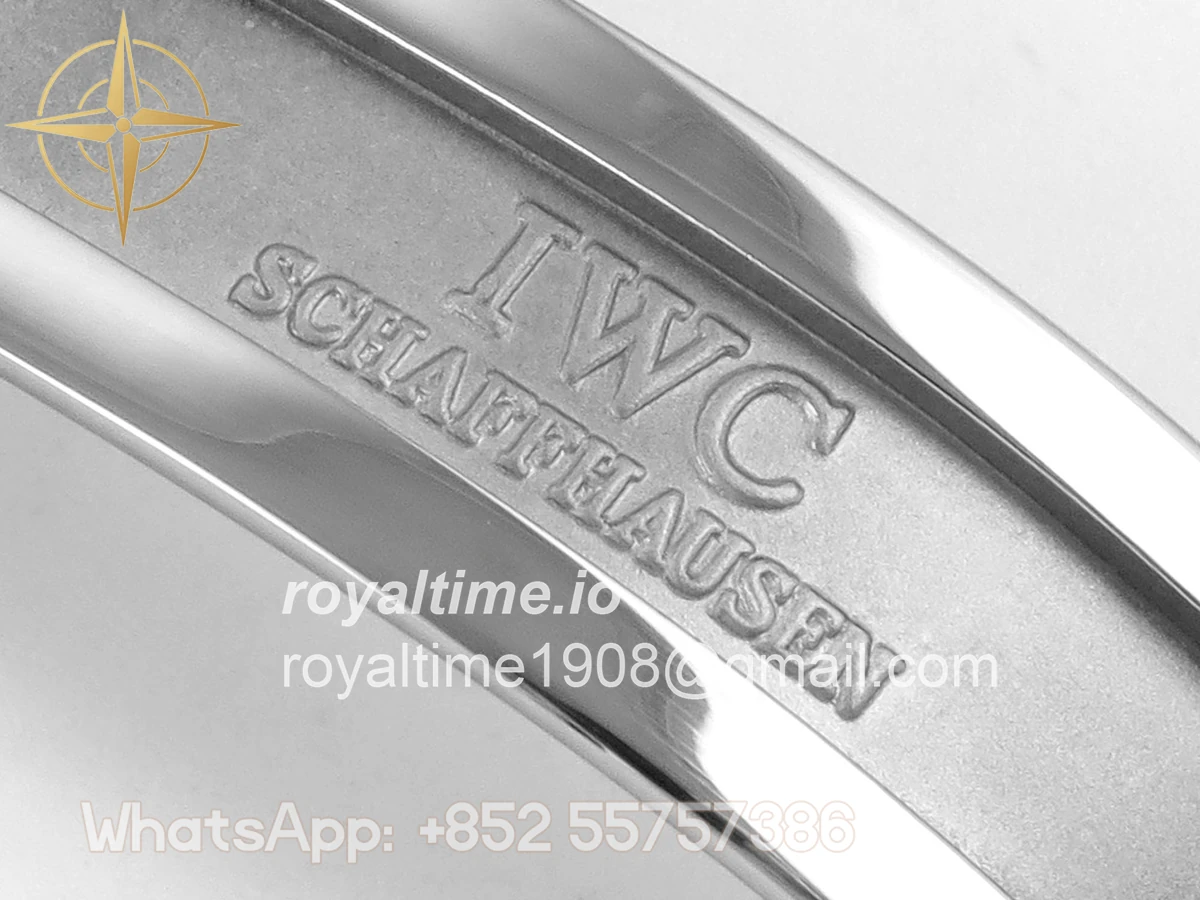 IWC Portugieser Perpetual Calendar SS 5033 APSF White/SS Dial on Black Leather Strap A52610 - Image 25