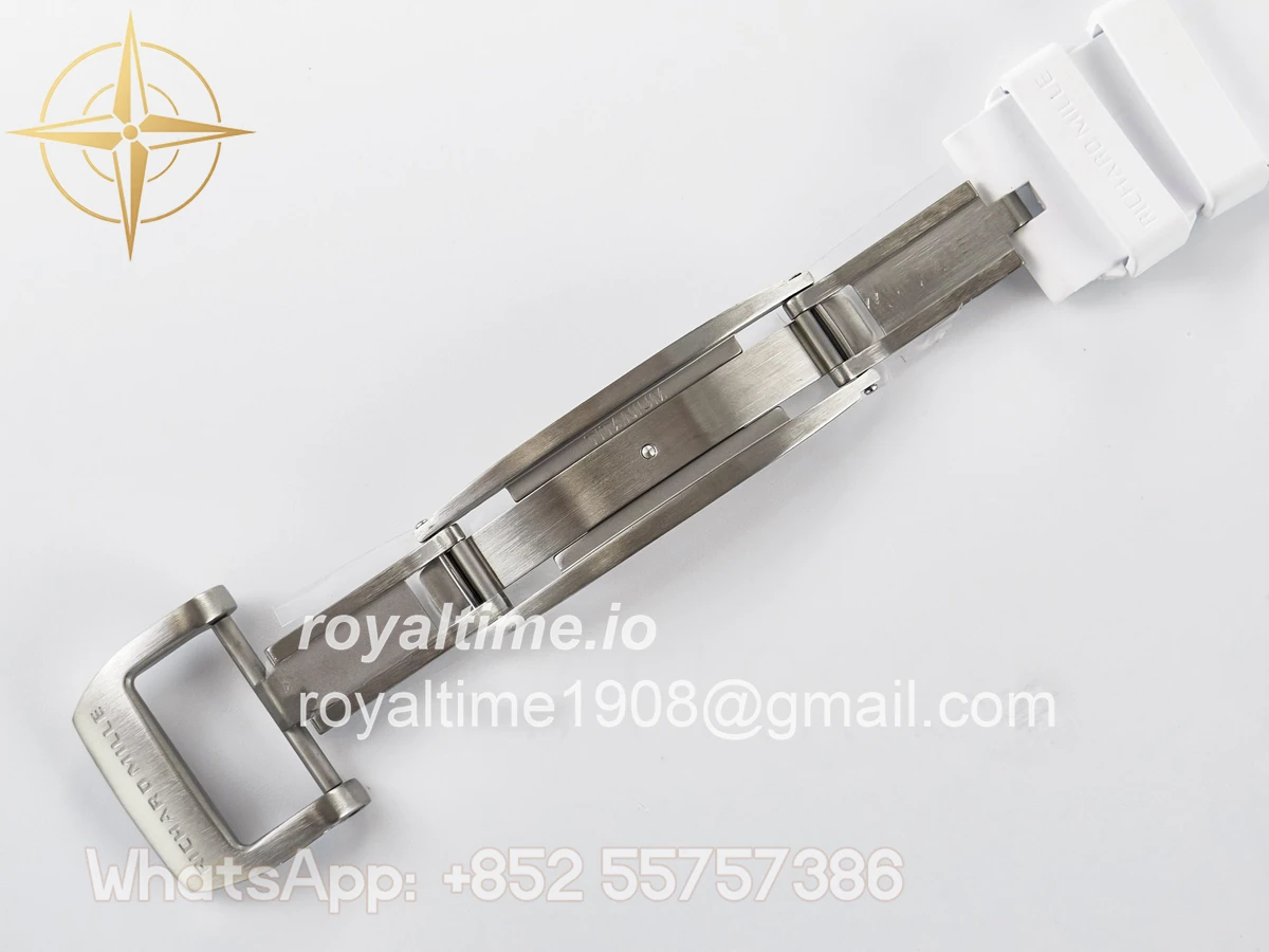 Richard Mille RM026 Transparent Tourbillon RMF Panda Skeleton Dial on Translucent Rubber Strap - Image 25