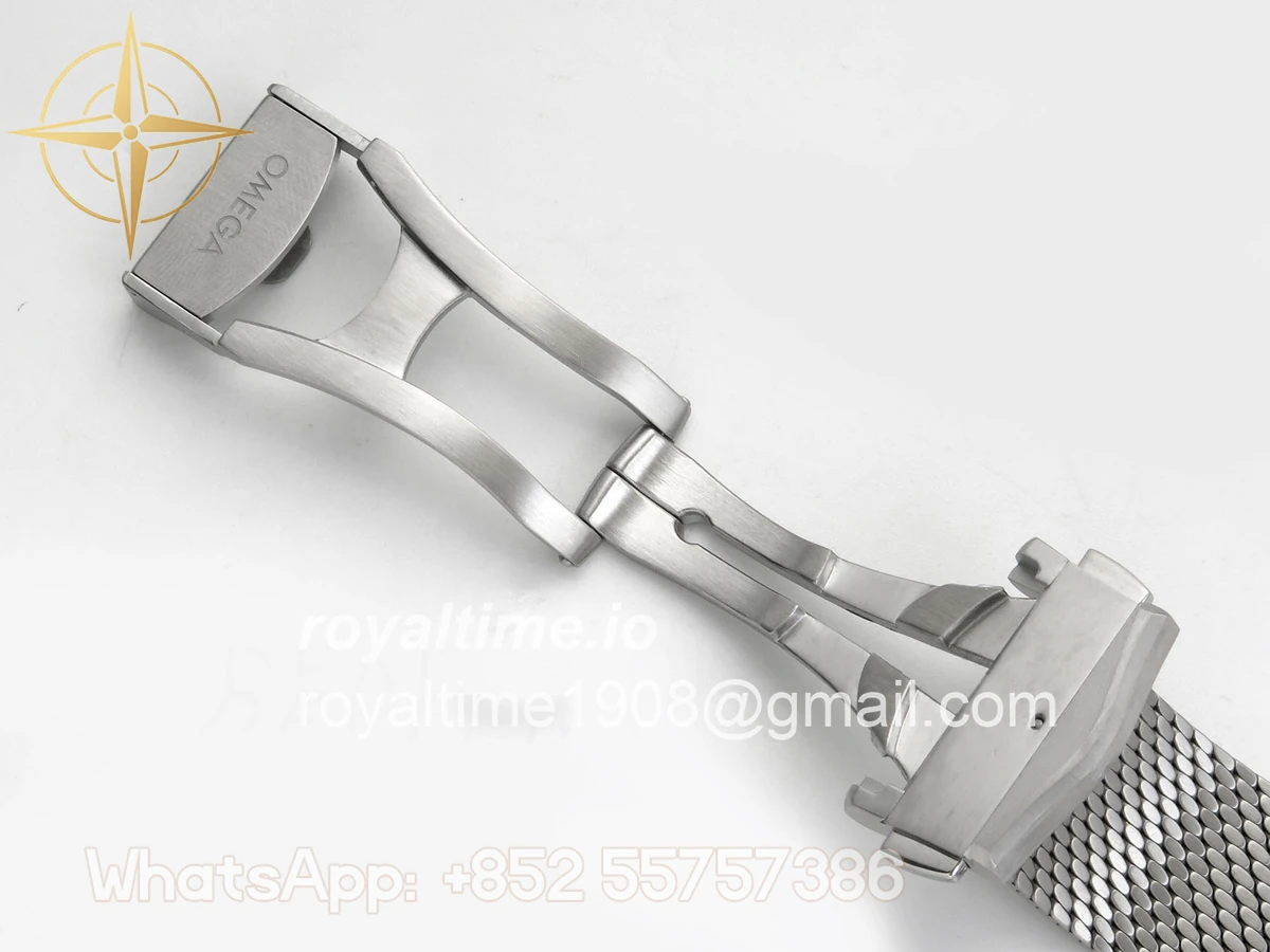 Omega Seamaster 300M Diver SS ORF Black/Orange Dial on SS Mesh Bracelet OR8806 - Image 25