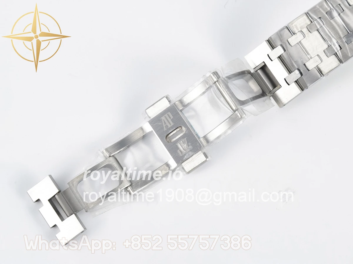 Audemars Piguet Royal Oak Chrono 26240 Frosted SS APSF Gray/Black Dial on Bracelet SA4401 - Image 25