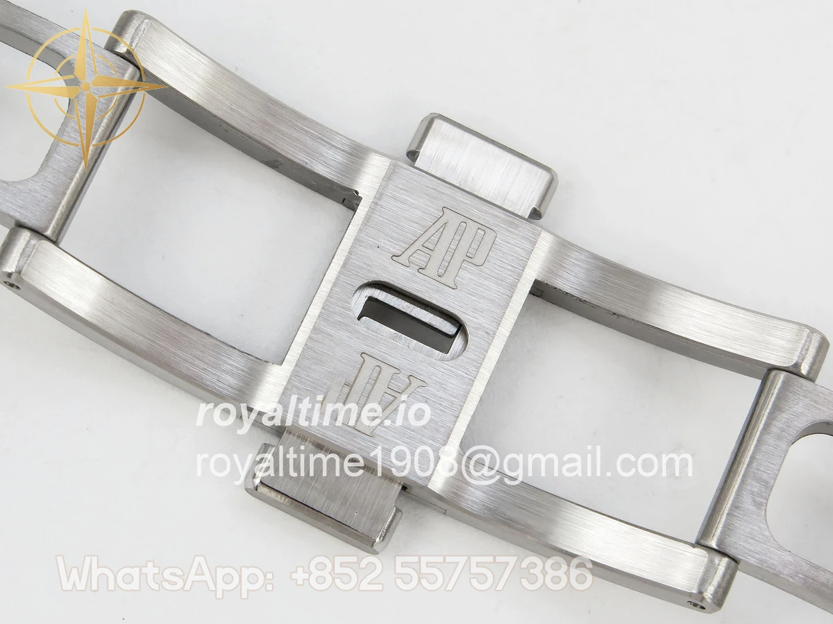 Audemars Piguet Royal Oak Chrono 26240 Frosted SS APSF Gray/Black Dial on Bracelet SA4401 V2 (Free Sprung) - Image 25