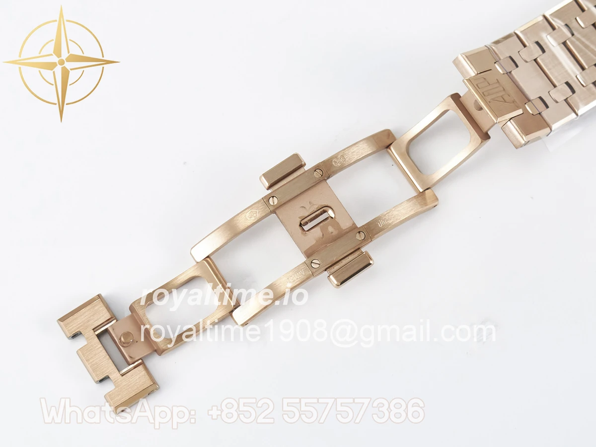 Audemars Piguet Royal Oak Chrono 26240 RG APSF Blue Dial on RG Bracelet SA4401 - Image 25