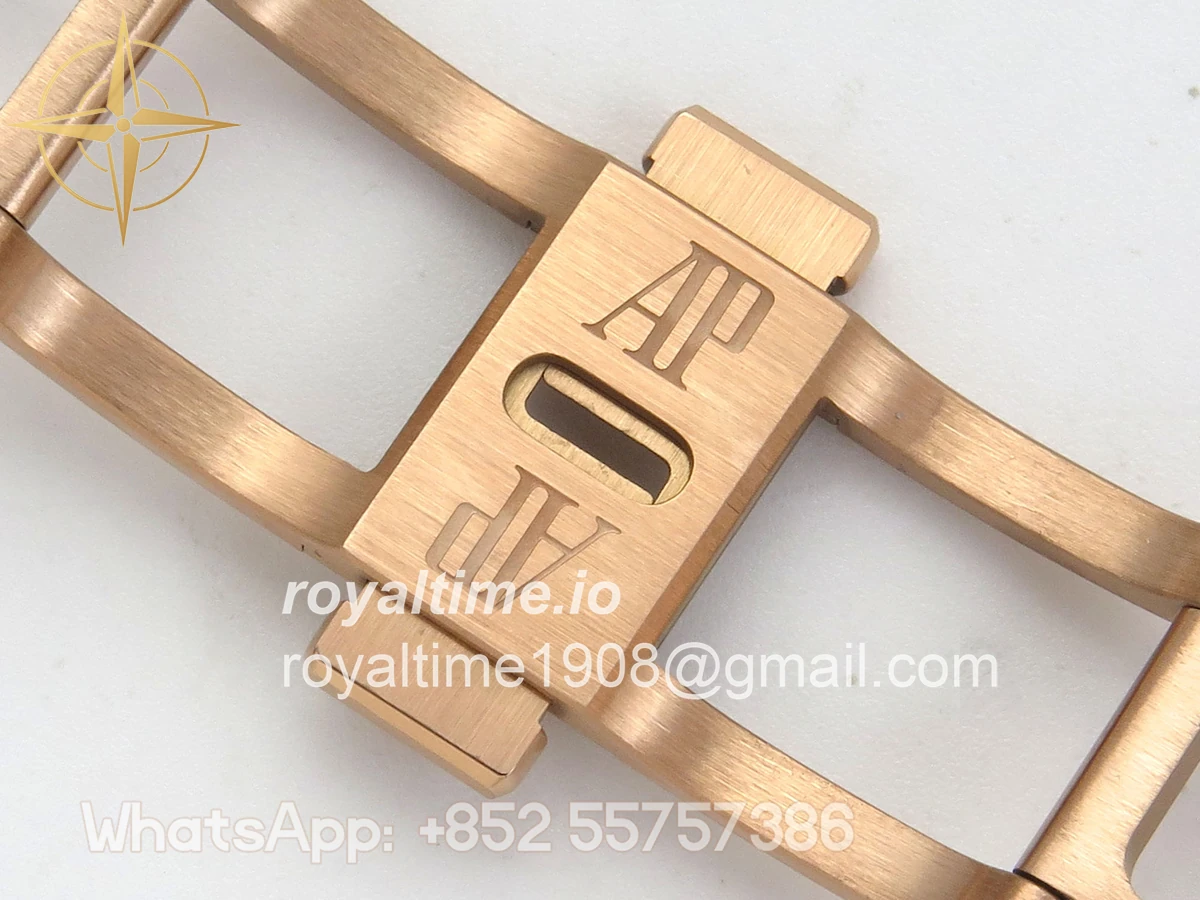 Audemars Piguet Royal Oak Chrono 26240 RG DDF Black Dial on RG Bracelet DD4401 Gain Weight (SW Dial) - Image 25