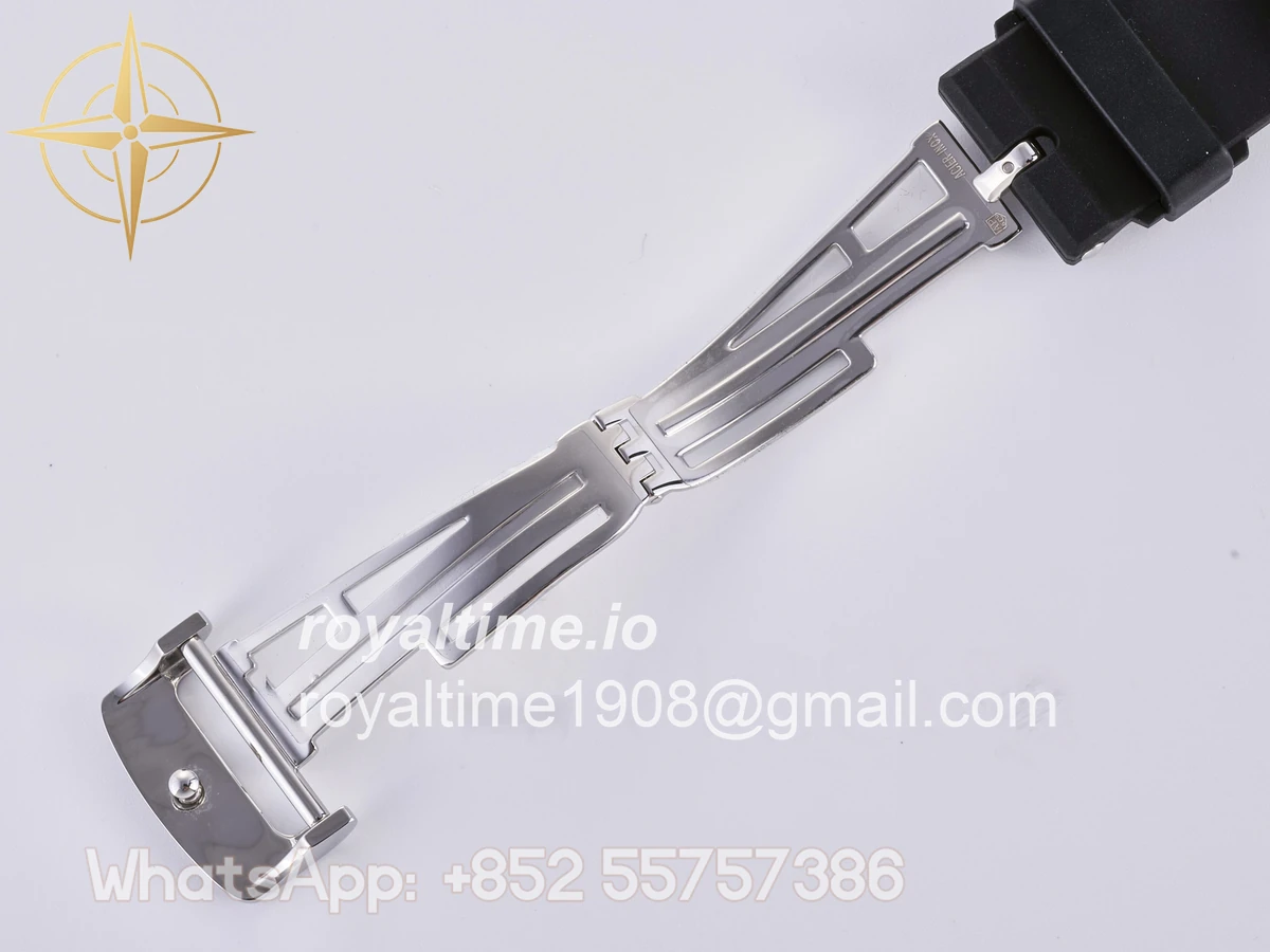 Audemars Piguet Royal Oak Chrono 26240 SS DDF Black Dial on Black Rubber Strap DD4401 (50th Anniversary) - Image 25