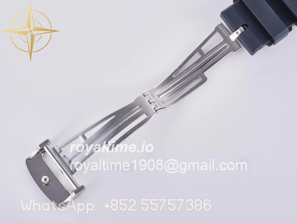 Audemars Piguet Royal Oak Chrono 26240 SS DDF Blue Dial on Blue Rubber Strap DD4401 (50th Anniversary) - Image 25