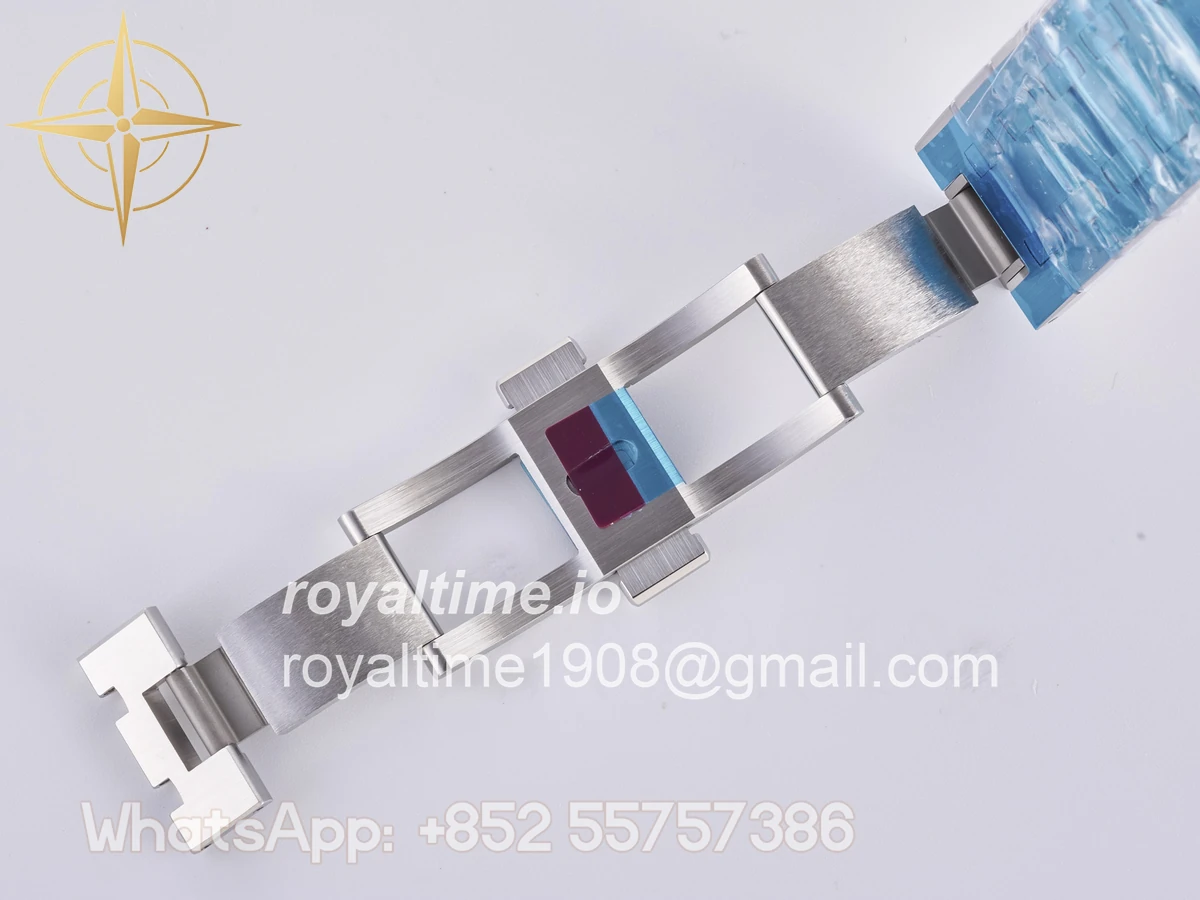 Audemars Piguet Royal Oak Chrono 26240 SS DDF Blue Dial on SS Bracelet DD4401 (50th Anniversary) - Image 25