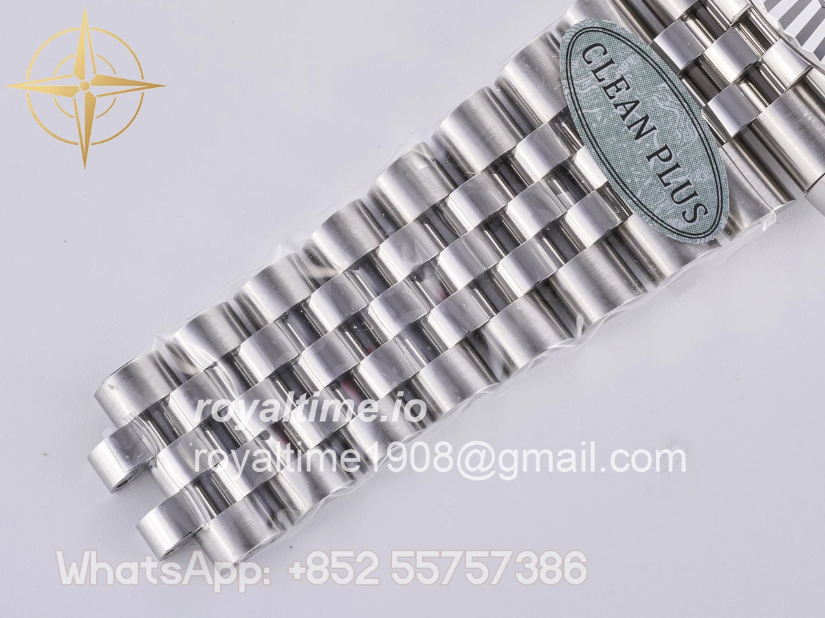 Rolex DateJust 41 126334 Clean Plus 904L Steel Black Diamonds Dial on Jubilee Bracelet JH3235 (Free Sprung) - Image 25