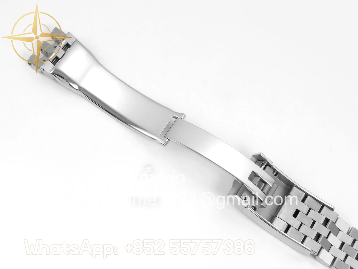 Rolex DateJust 41 126334 904L SS SCF Gray Dial Green Roman on Jubilee Bracelet VR3235 - Image 25