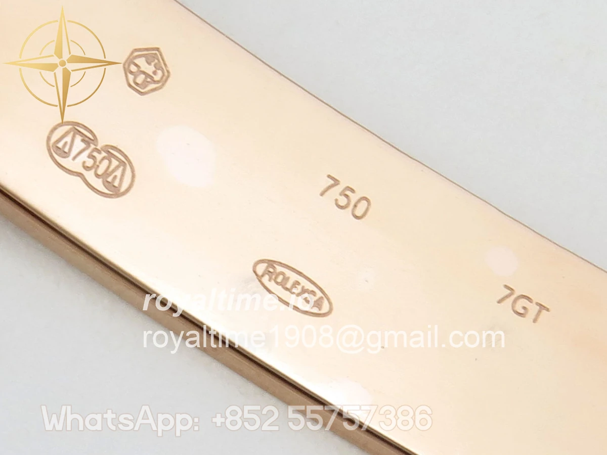 Rolex Day Date 36 RG QF 904L Steel Green Roman Dial on President Bracelet A2836 V3 - Image 25