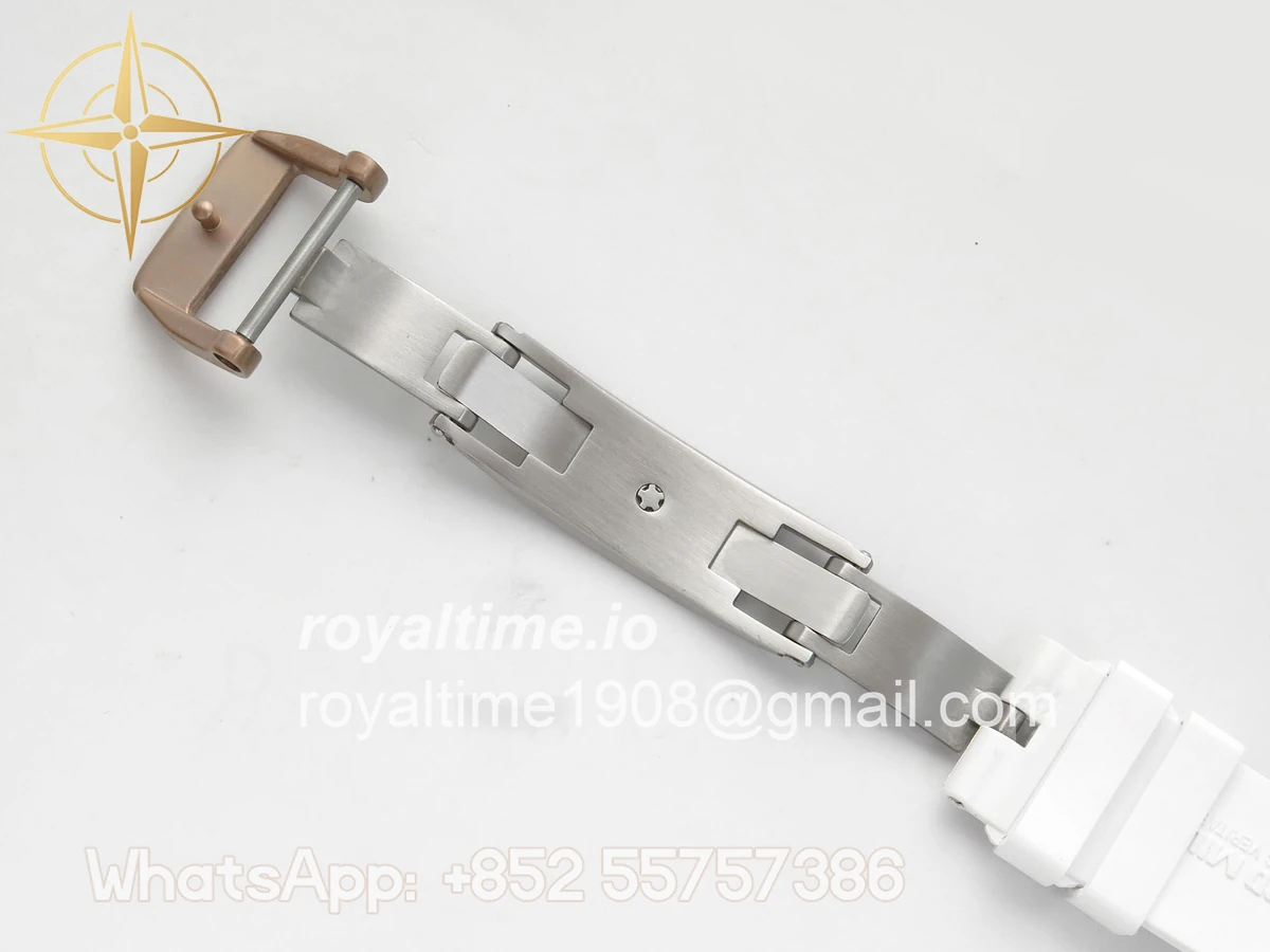 Richard Mille RM88 Tourbillon Smiley White Ceramic RMF on White Rubber Strap - Image 25