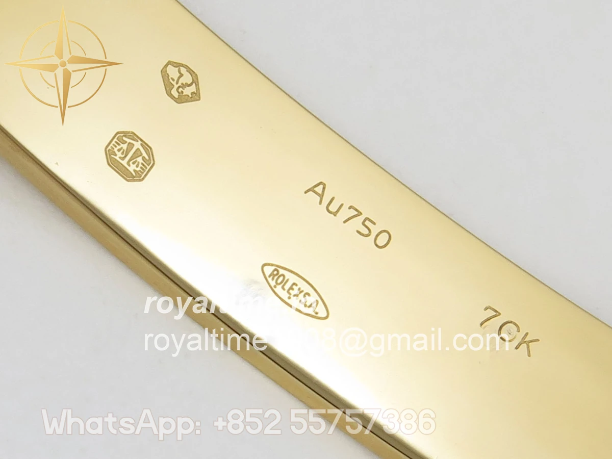 Rolex Day Date 40 YG 228238 QF YG Crystal Dial on President Bracelet VR3255 V8 (190g) - Image 25