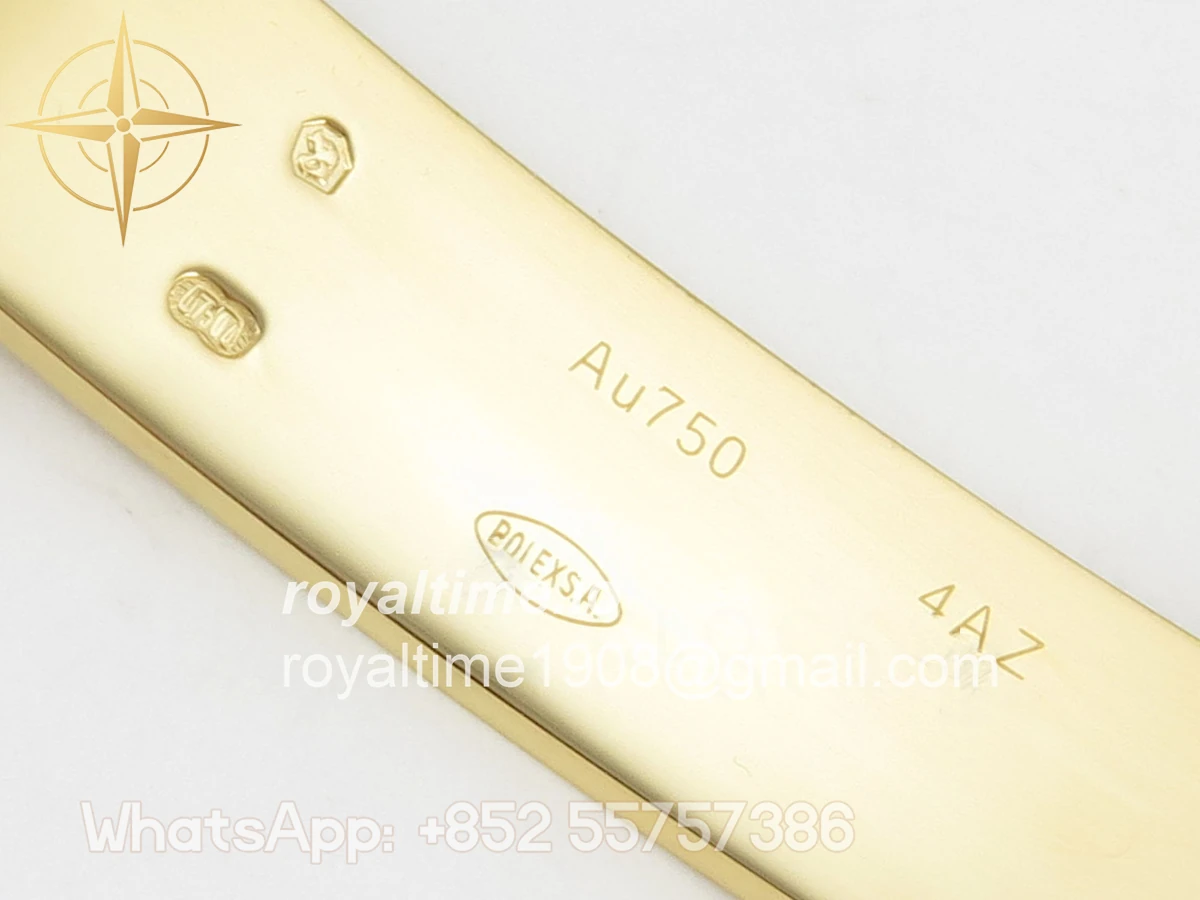 Rolex Day Date 40 YG TMF Silver Roman Dial on President Bracelet VR3255 (Weighted) 208g - Image 25