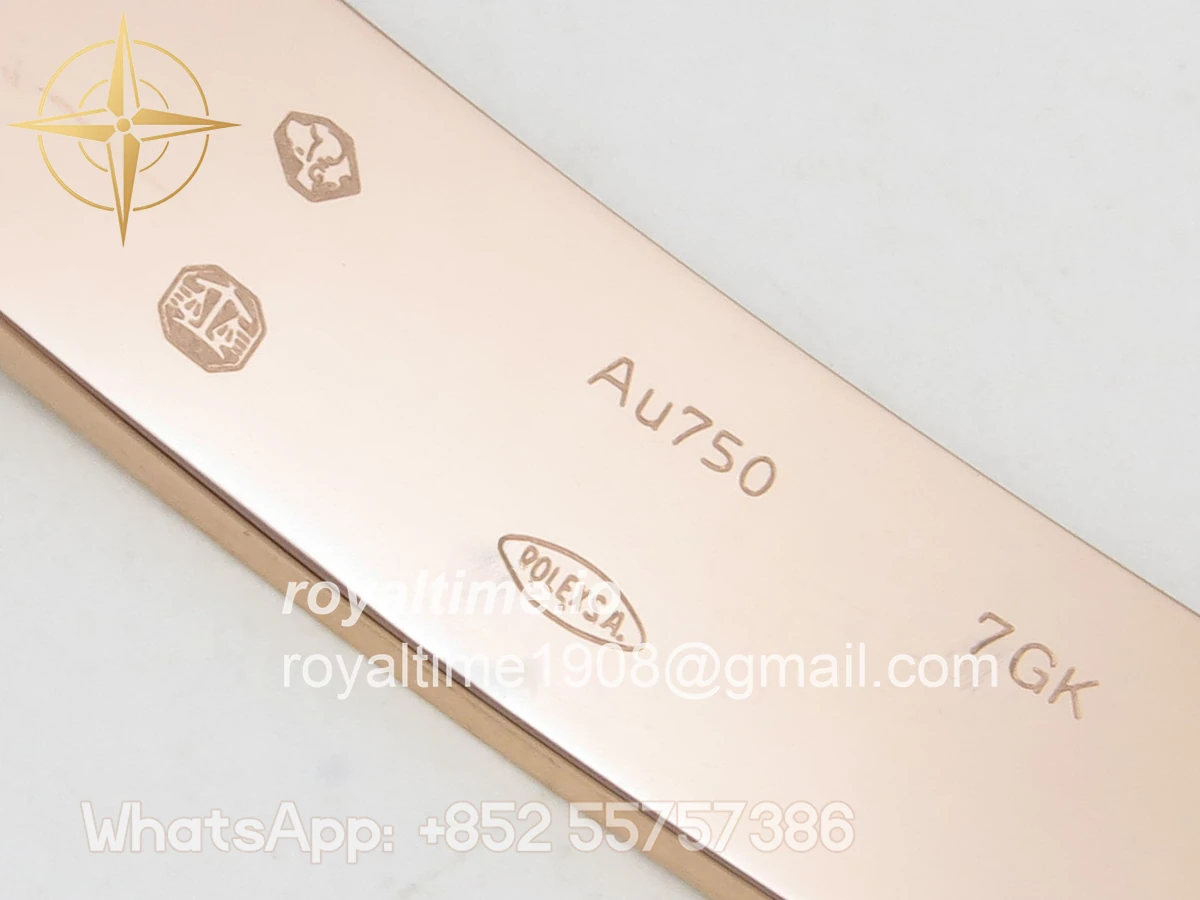 Rolex DayDate 40 RG QF 904L Steel Brown Crystal Dial on President Bracelet VR3255 V8 (Gain Weight) - Image 25