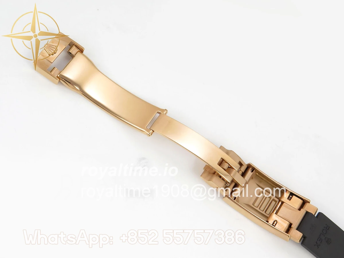 Rolex Daytona 126515 TMF Black/RG Stick Dial on Oysterflex Strap DD4131(162g) - Image 25