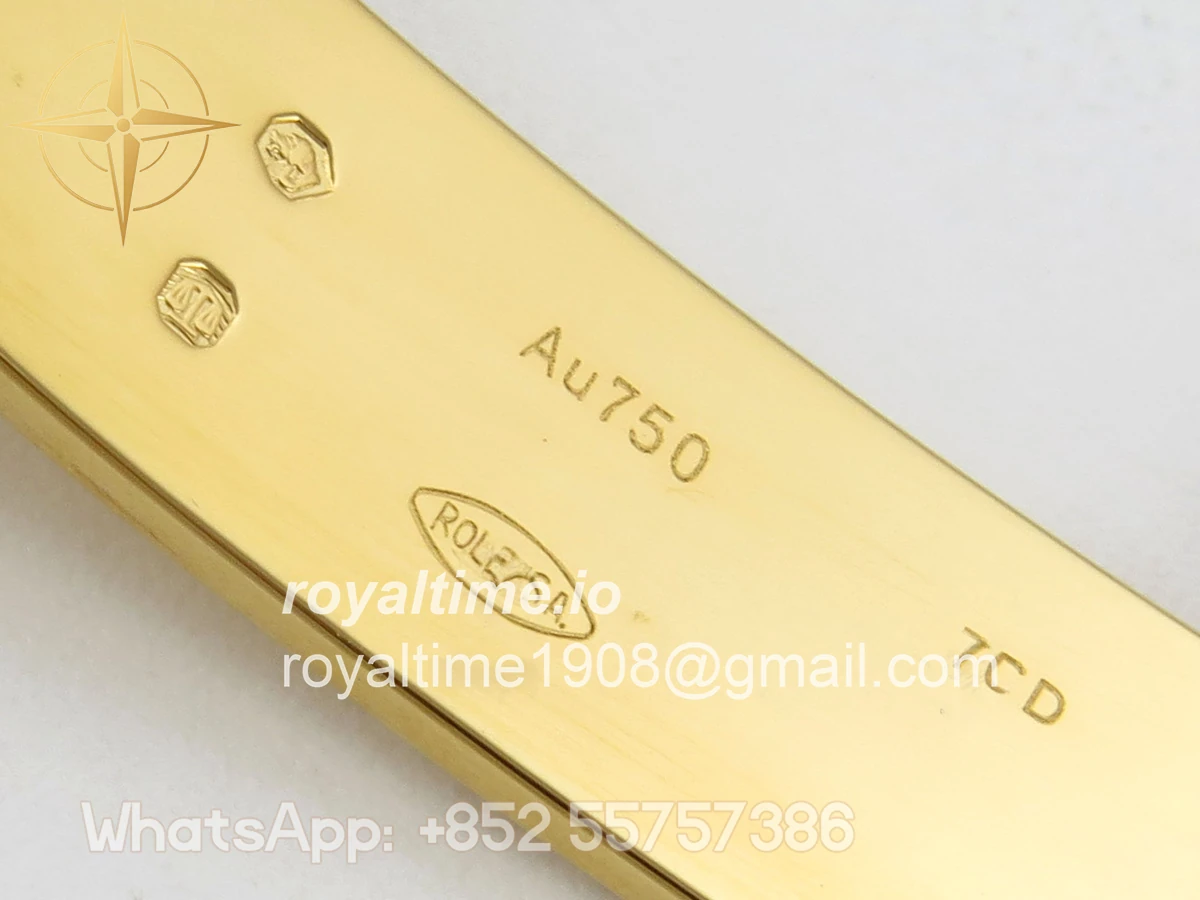 Rolex Daytona 126518 ARF Black/YG Diamonds Dial on Oysterflex Strap DD4131 V2 (Weighted) - Image 25