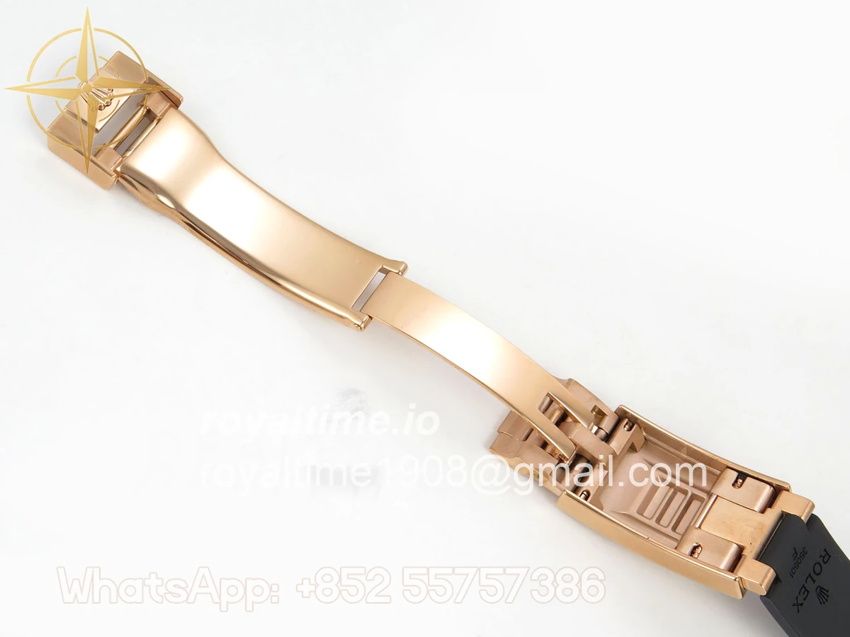 Rolex Yacht-Master 126655 SCF 3D Black Ceramic Bezel on Black Rubber Strap DD3235 - Image 26