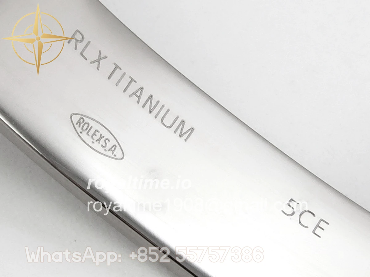 Rolex Yacht-Master 226627 Titanium QF Black Dial on Titanium Bracelet JH3235 V18 (Free Sprung) - Image 26