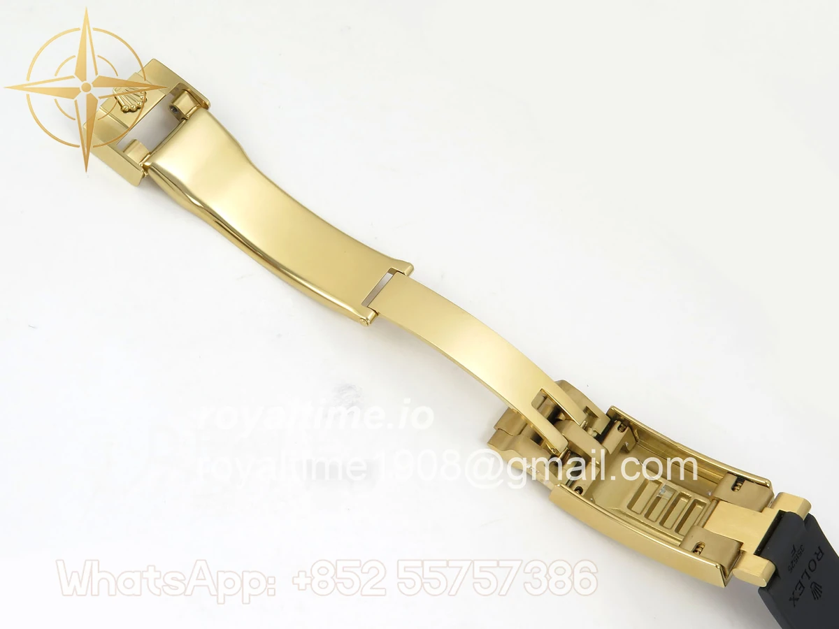 Rolex Yacht-Master 42mm 226658 YG QF on Oysterflex Strap JH3235 V18 (Free Sprung) Weighted 171g - Image 26