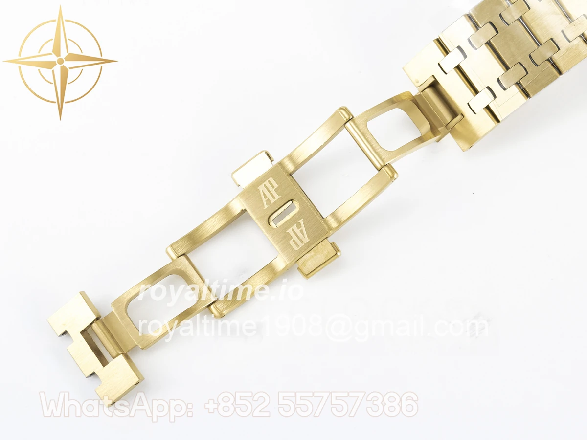 Audemars Piguet Royal Oak Chrono 26240 Frosted YG APSF YG Dial on Bracelet SA4401 - Image 26