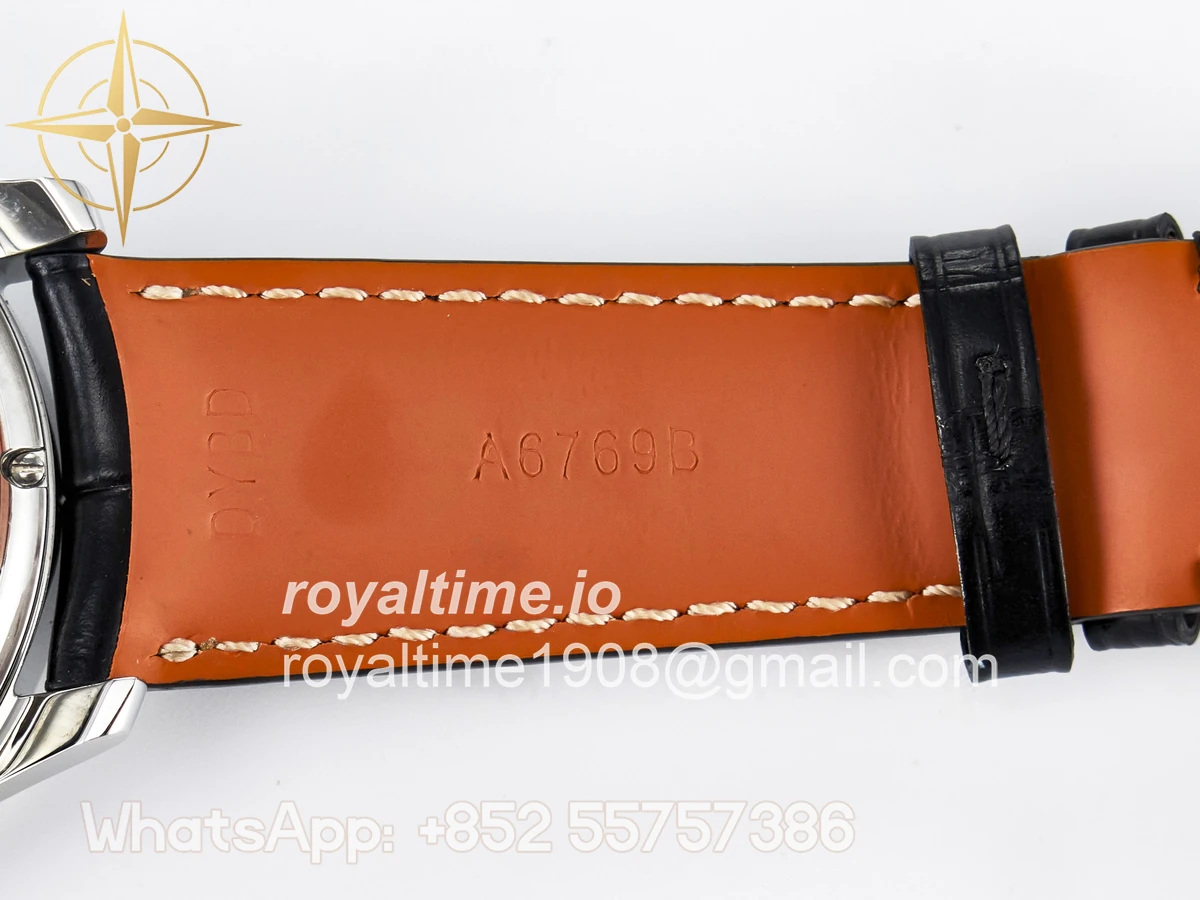 IWC IW5034 Portugieser Perpetual Calendar SS V9F White Dial on Black Leather Strap A52610 - Image 26