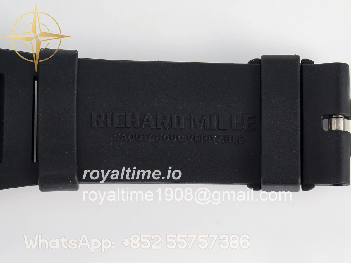 Richard Mille RM035-02 RG Black Ceramic SONIC Skeleton Dial on Black Rubber Strap RMUL1 - Image 26