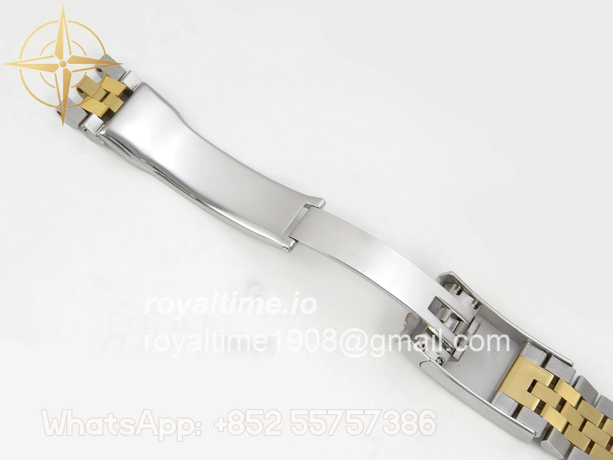 Rolex DateJust 41 126333 QF 904L Steel Black Diamonds Dial on SS/YG Jubilee Bracelet QF3235 (145g) - Image 26