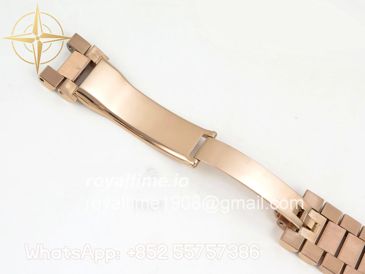 Rolex Day Date 40 RG TMF Brown Roman Dial on President Bracelet VR3255 (220g) - Image 26