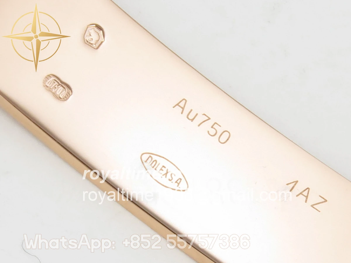 Rolex Day Date 40 RG TMF RG Diamonds Dial on President Bracelet VR3255 (Weighted) 208g - Image 26