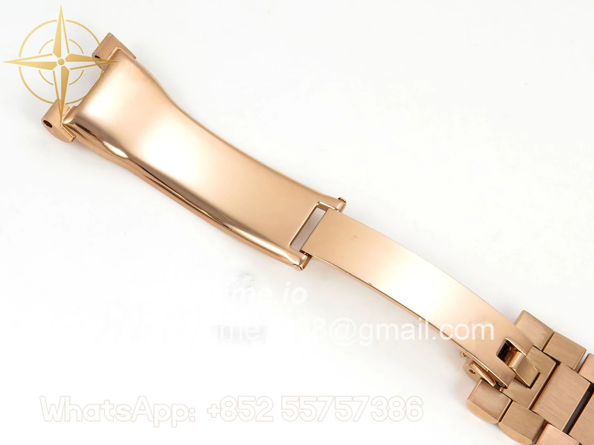 Rolex Day Date 40 RG TMF RG Roman Dial on President Bracelet VR3255 (Weighted) 208g - Image 26