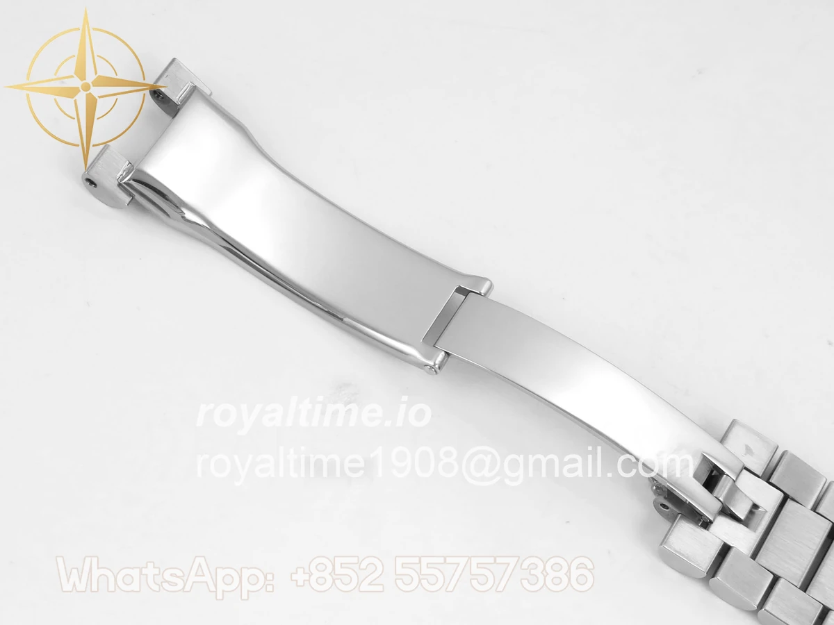 Rolex Day Date 40 SS TMF Ice Blue Crystal Dial on President Bracelet VR3255 (220g) - Image 26