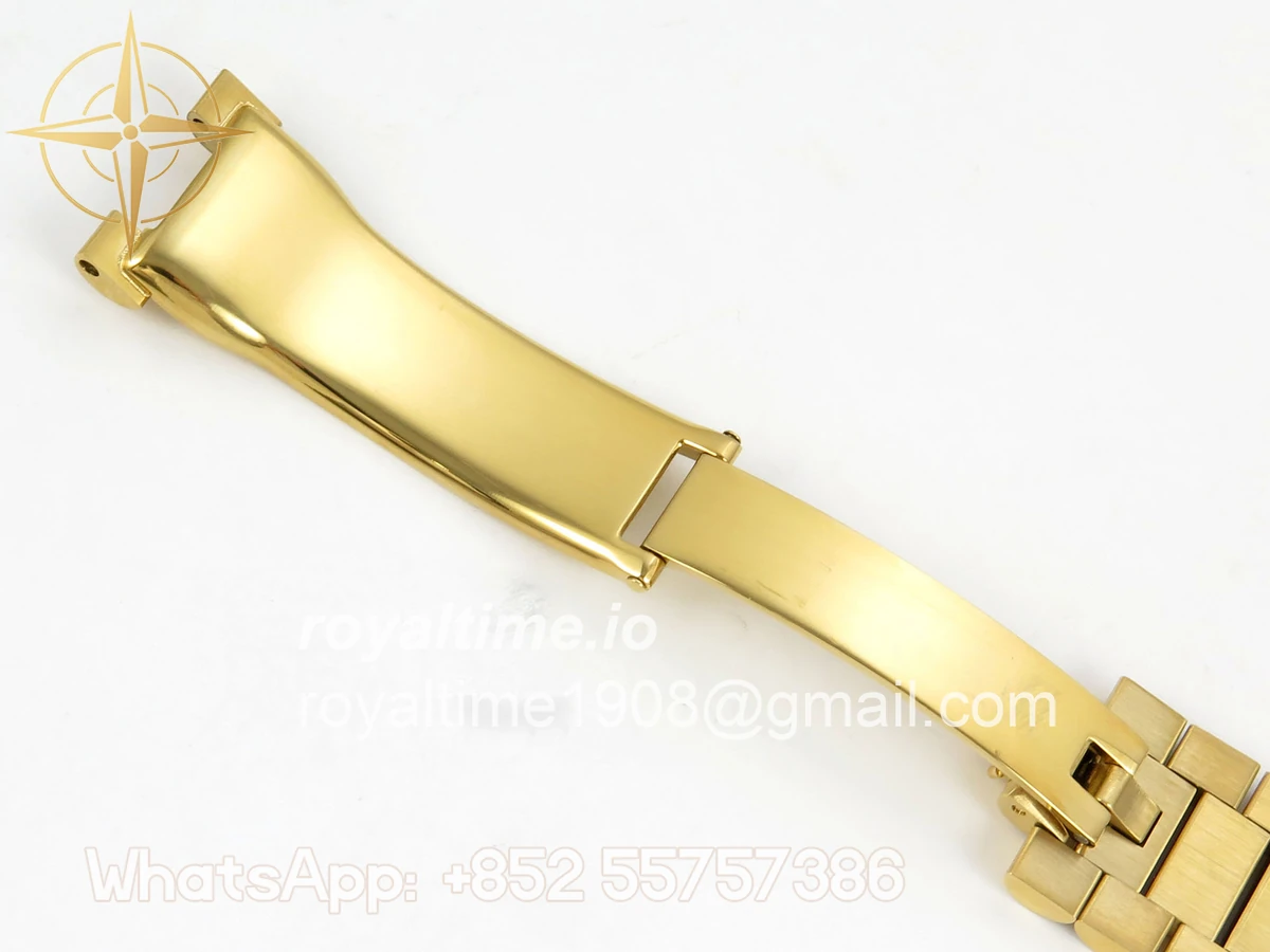 Rolex Day Date 40 YG TMF YG Roman Dial on President Bracelet VR3255 (Weighted) 208g - Image 26