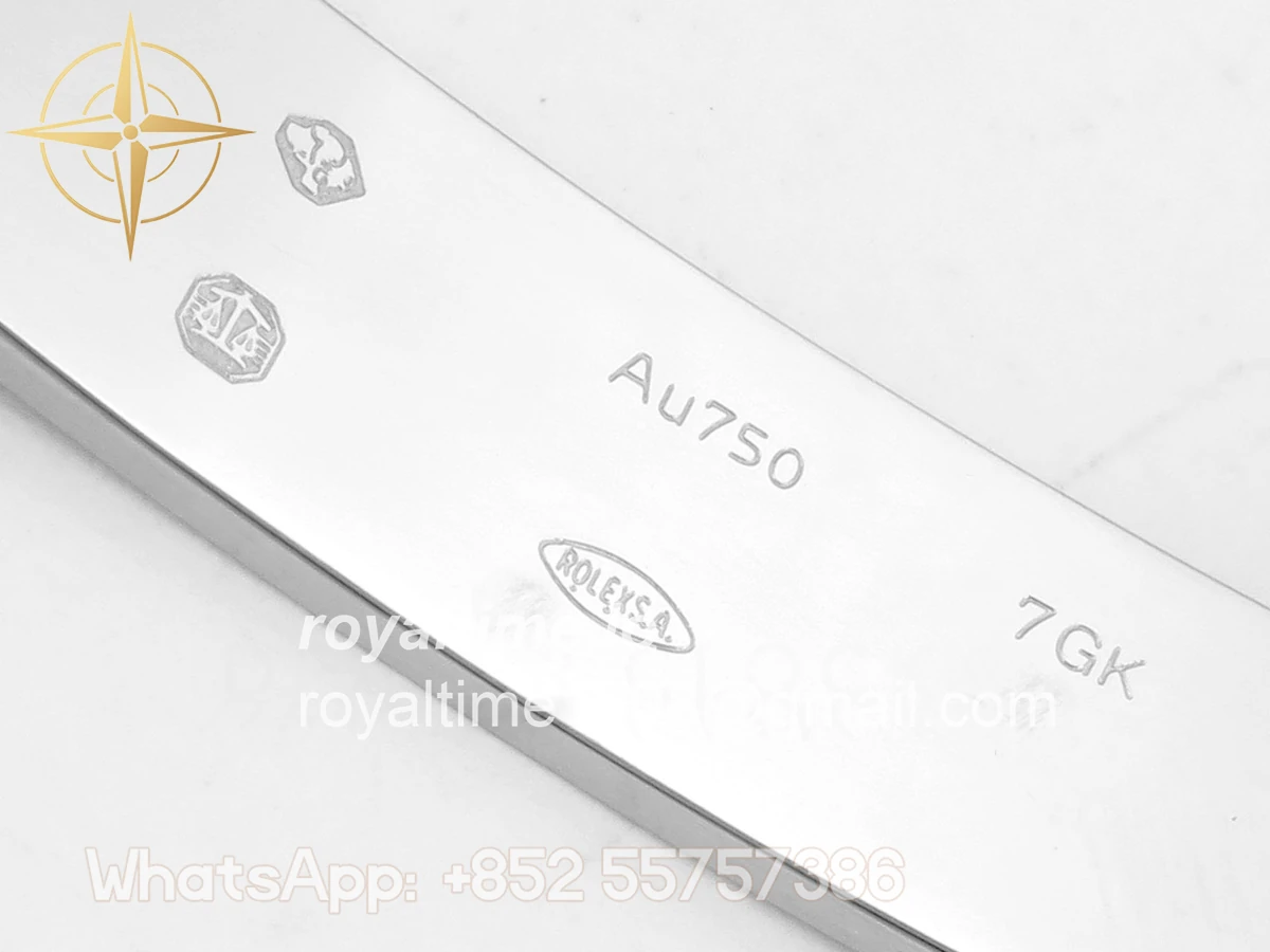 Rolex DayDate 40 SS QF 904L Steel Blue Ombre Roman Dial on President Bracelet VR3255 V8 (Gain Weight) - Image 26