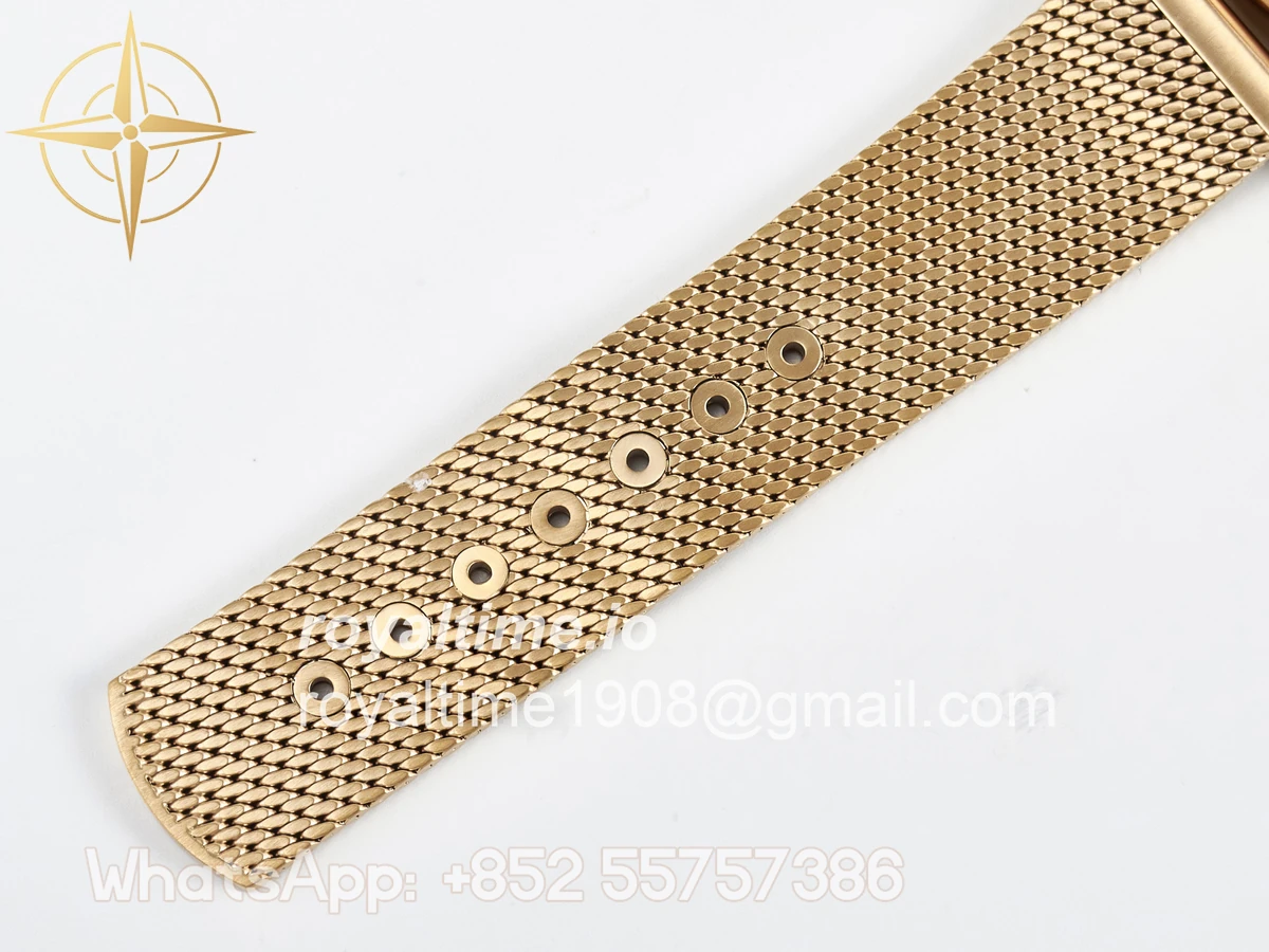 Omega Seamaster 300M Diver Rose Gold VSF Black Dial on Mesh Bracelet A8806 - Image 26