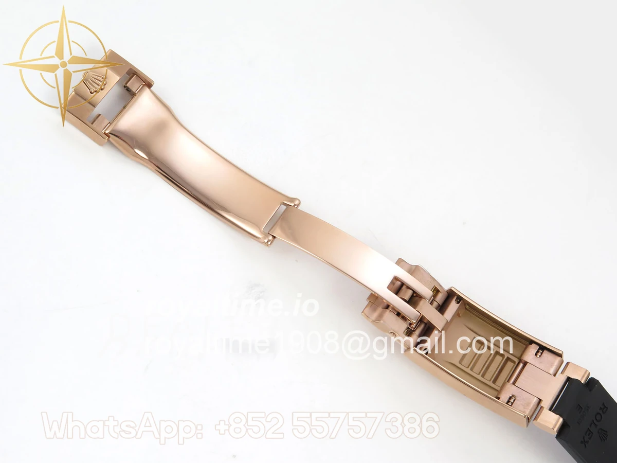 Rolex Daytona 126515 ARF Black/RG Diamonds Dial on Oysterflex Strap DD4131 V2 (Weighted) - Image 26