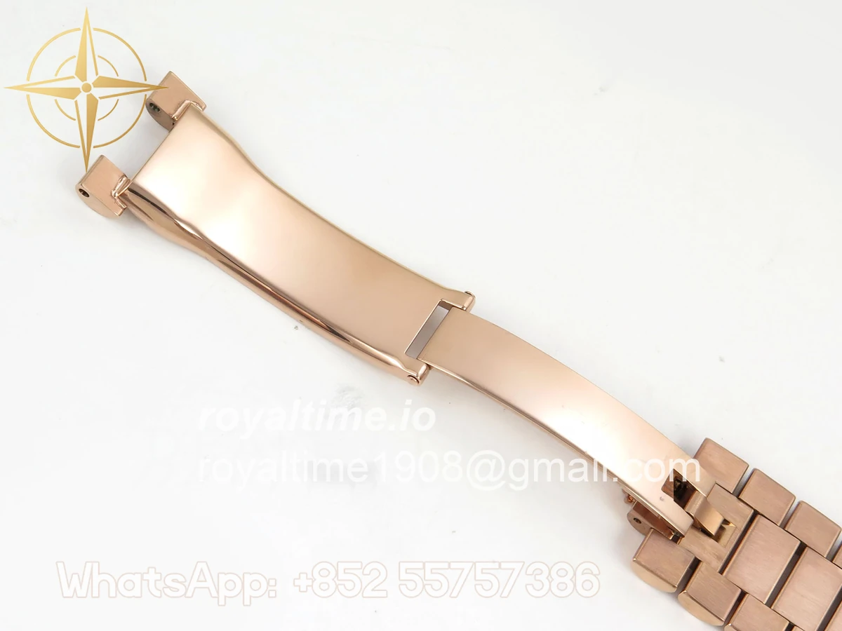 Rolex Day Date 40 RG TMF Brown Ombre Roman Dial on President Bracelet VR3255 (220g) - Image 26