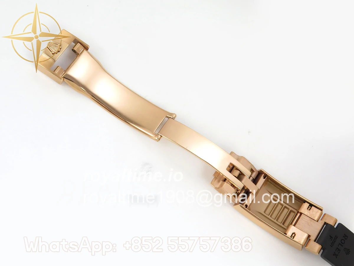 Rolex Daytona 126515 RG Clean Plus 904L Steel RG/Black Dial on Oysterflex Strap DD4131 - Image 26