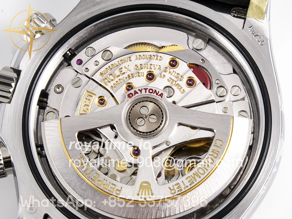 Rolex Daytona 126519 SS ARF Silver/Black Stick Dial on Oysterflex Strap DD4131 V2 (Weighted) - Image 26