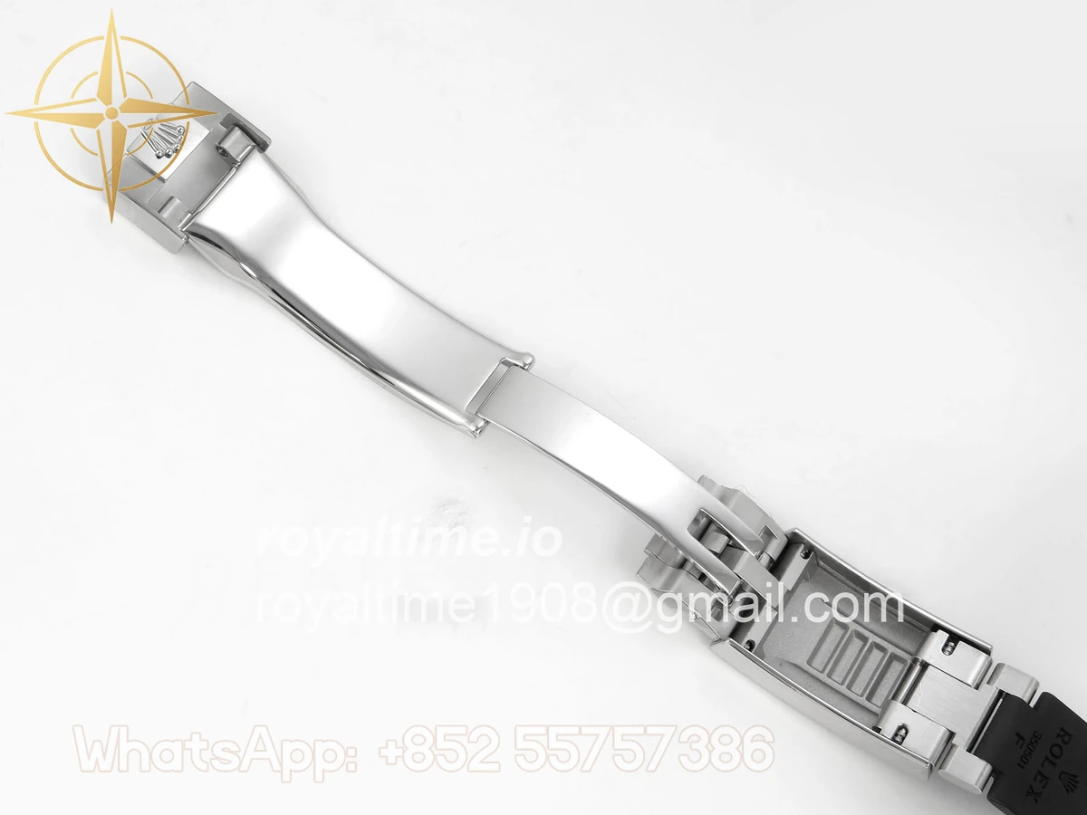 Rolex Daytona 126519 SS Clean Plus Black/Gray Dial on Black Rubber Strap DD4131 - Image 26