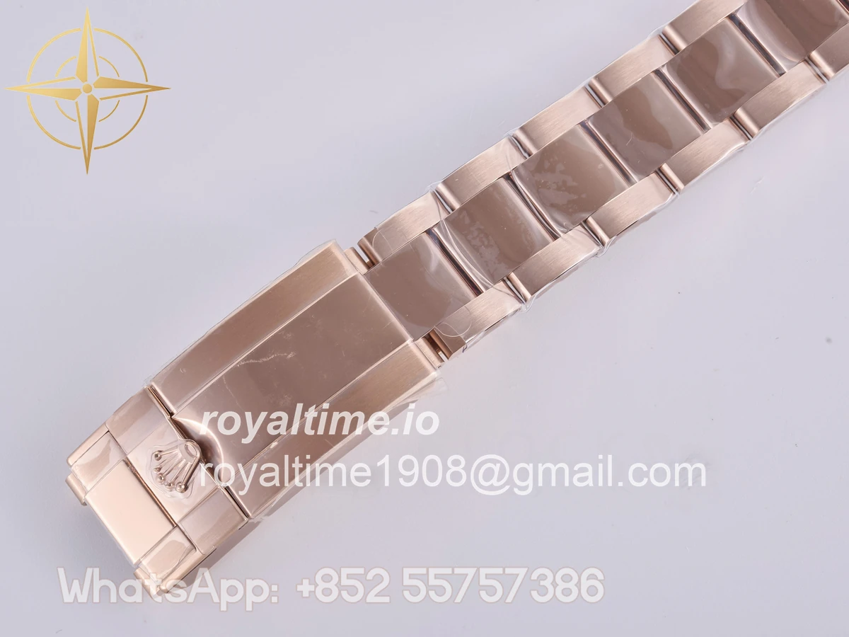 Rolex Daytona 126525 LN Le Mans QF on RG Bracelet JH4132 Free Sprung (Weighted) 175g - Image 26