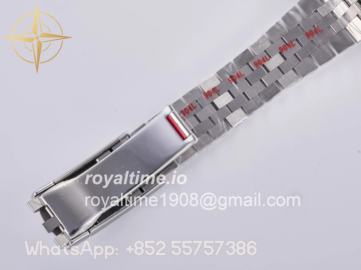 Rolex DateJust 41 126334 Clean Plus 904L Steel Black Diamonds Dial on Jubilee Bracelet JH3235 (Free Sprung) - Image 27